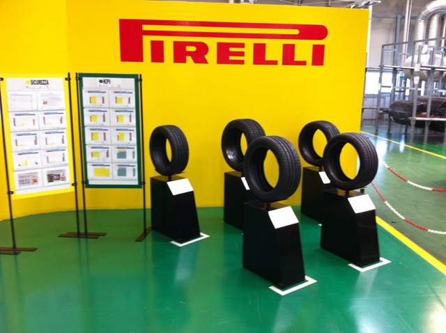 промышленный пол на заводе pirelli